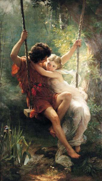 Pierre Auguste Cot Spring, 1873 oil painting picture